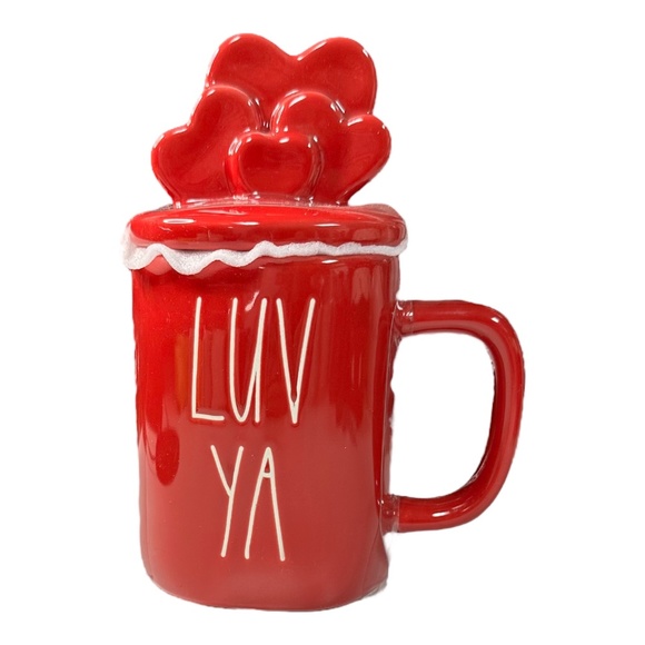 Rae Dunn "LUV YA" Figural Coffee Mug - Picture 1 of 1